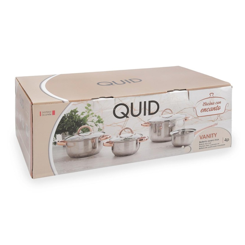 Trem Panelas 4 pcs QUID 5759401 VANITY QUID