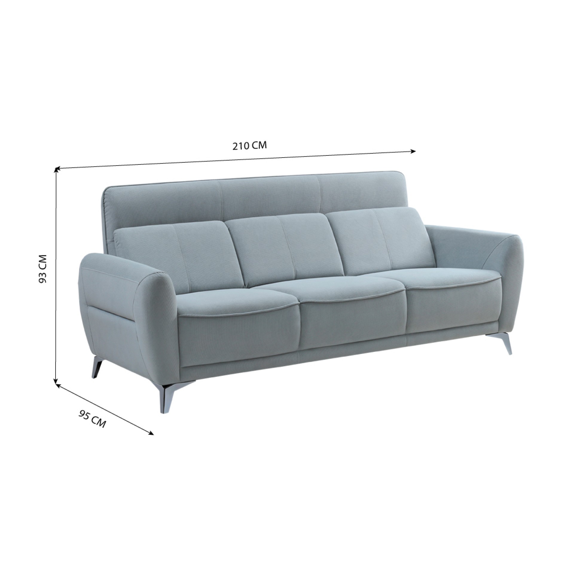 Sofá 3 lugares JOM BARI