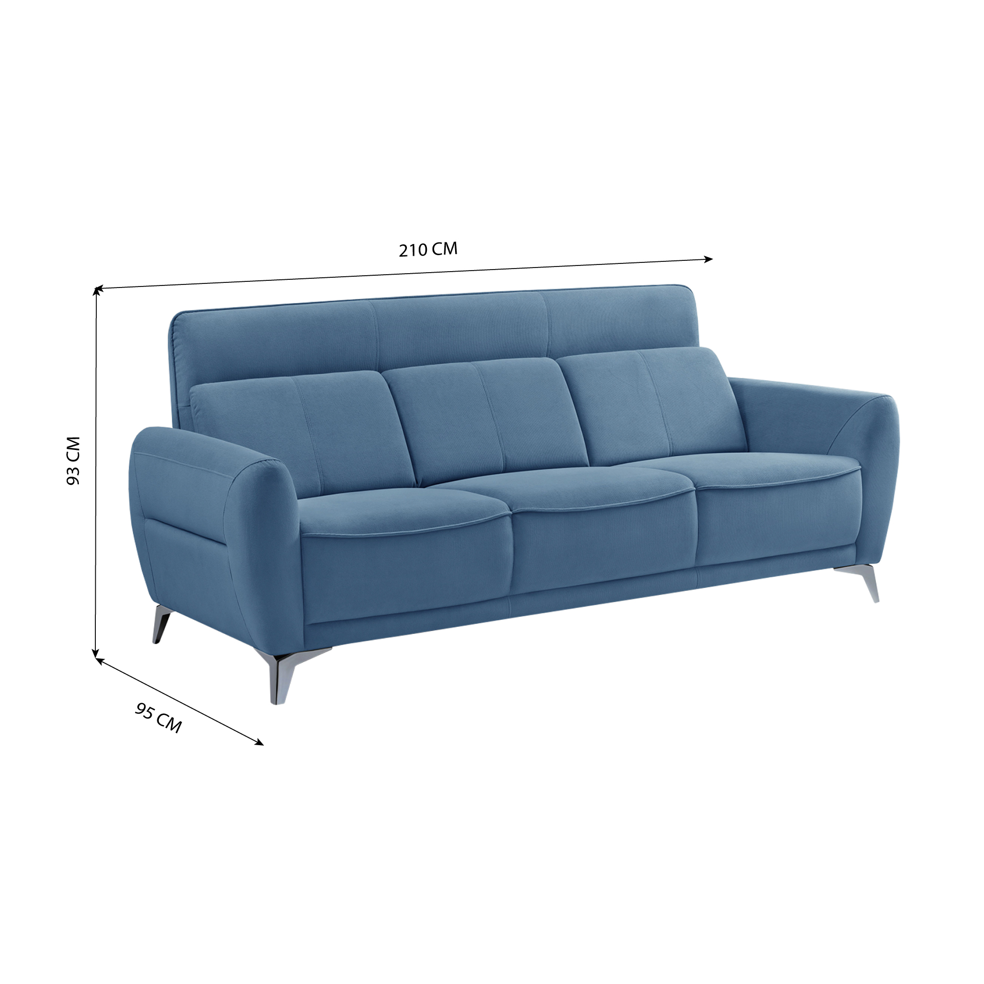 Sofá 3 lugares JOM BARI