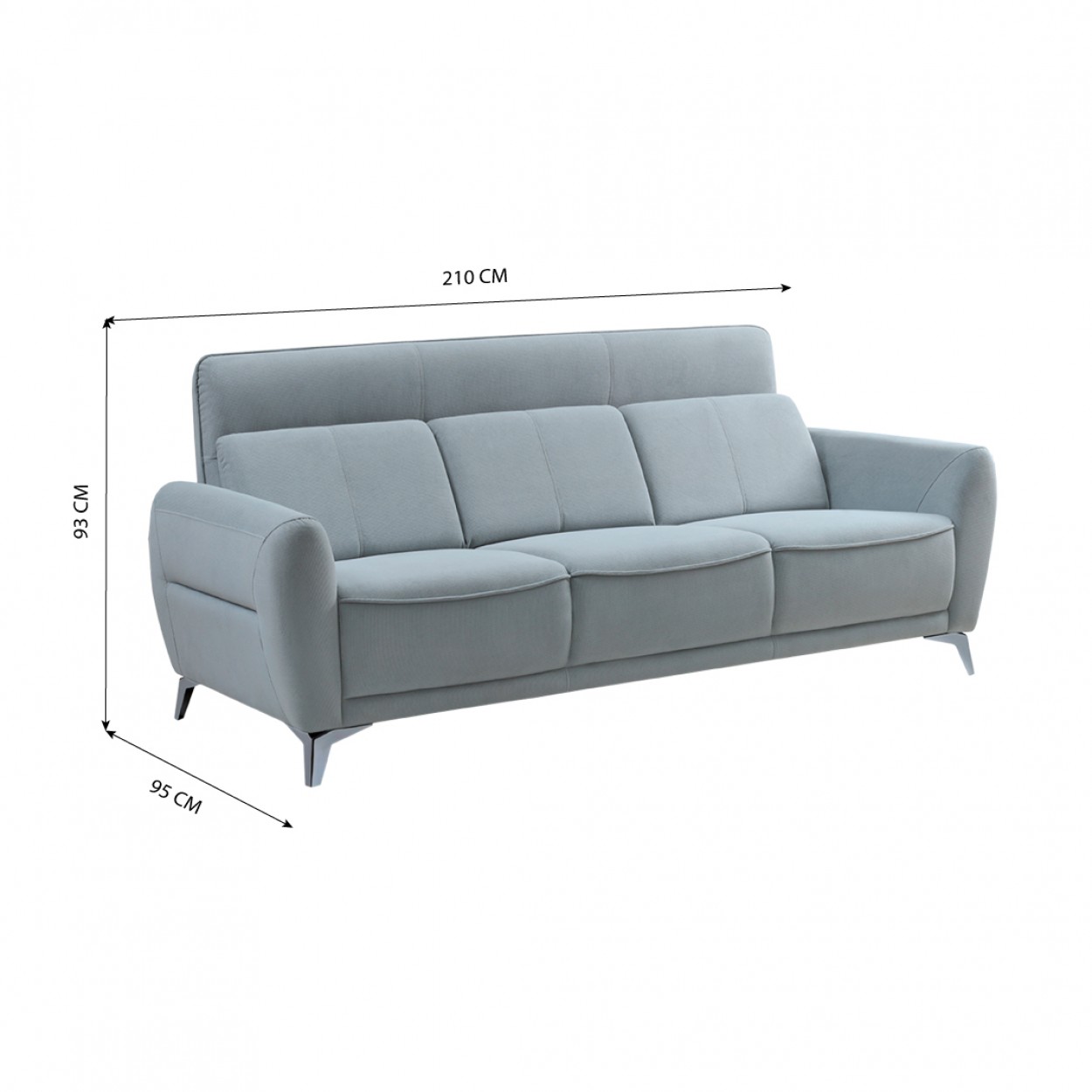 Sofá 3 lugares JOM BARI