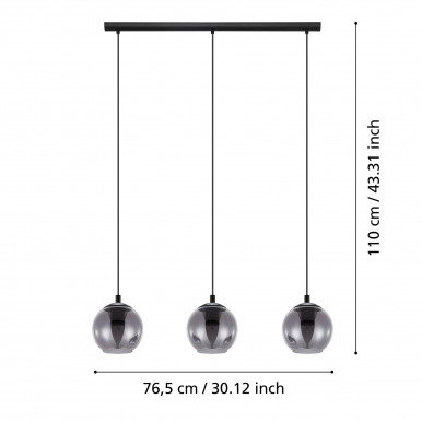 Candeeiro suspenso EGLO 98652 ARISCANI