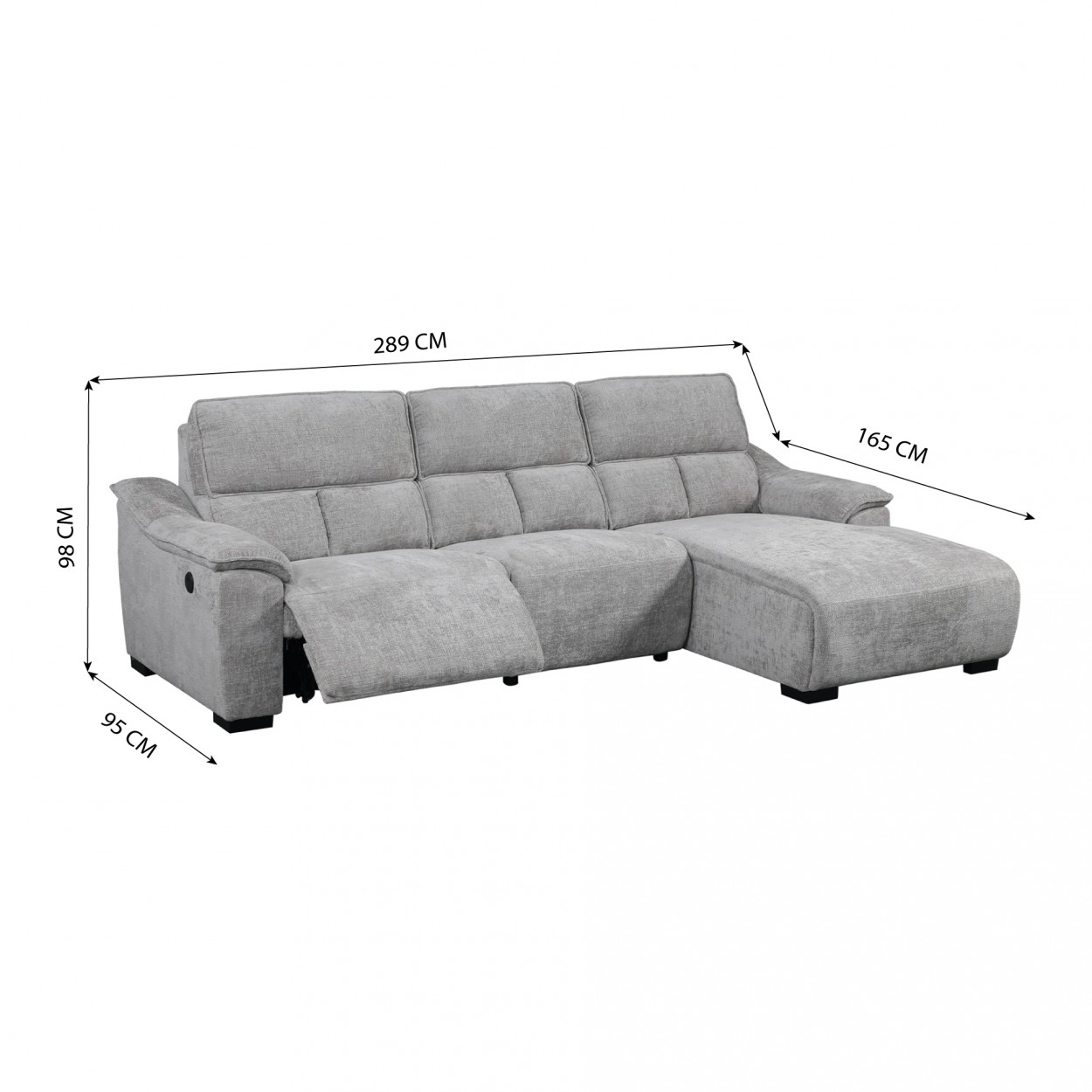 Sofá de Canto JOM CESENA CHAIS DIR.