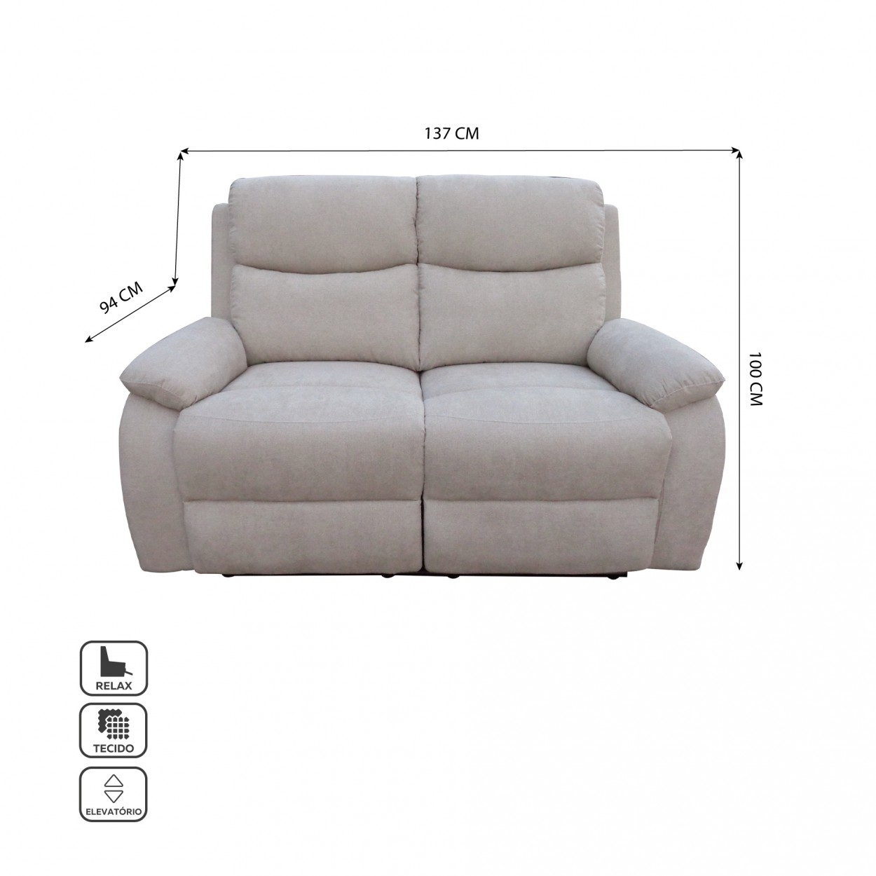 Sof 2  lugares JOM FOGGIA