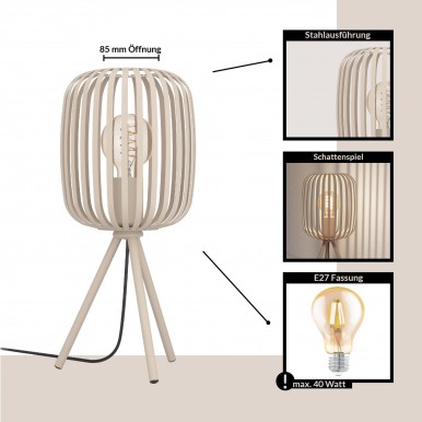 Candeeiro de Mesa EGLO 900521 ROMAZZINA