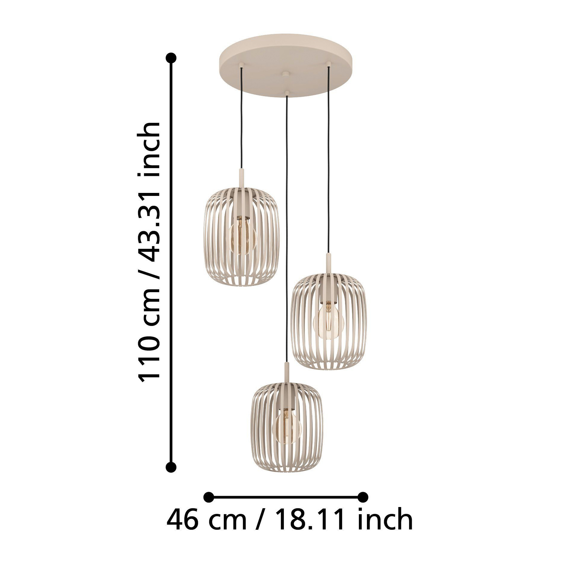 Candeeiro Suspenso EGLO 900687 ROMAZZINA