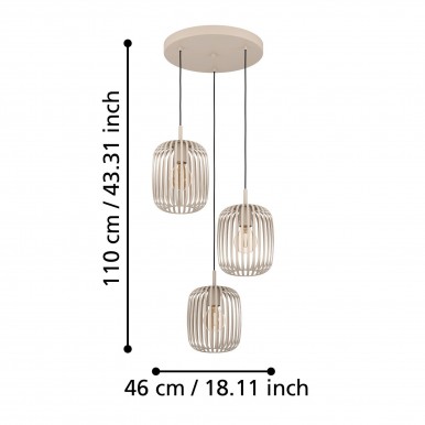 Candeeiro Suspenso EGLO 900687 ROMAZZINA