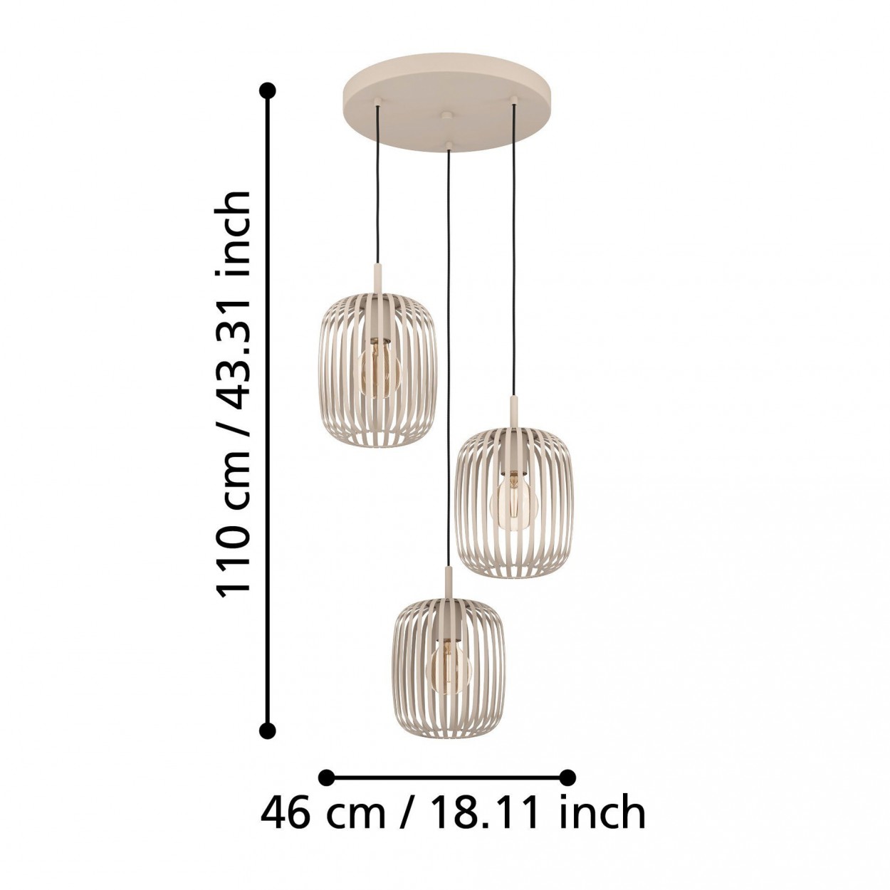 Candeeiro Suspenso EGLO 900687 ROMAZZINA