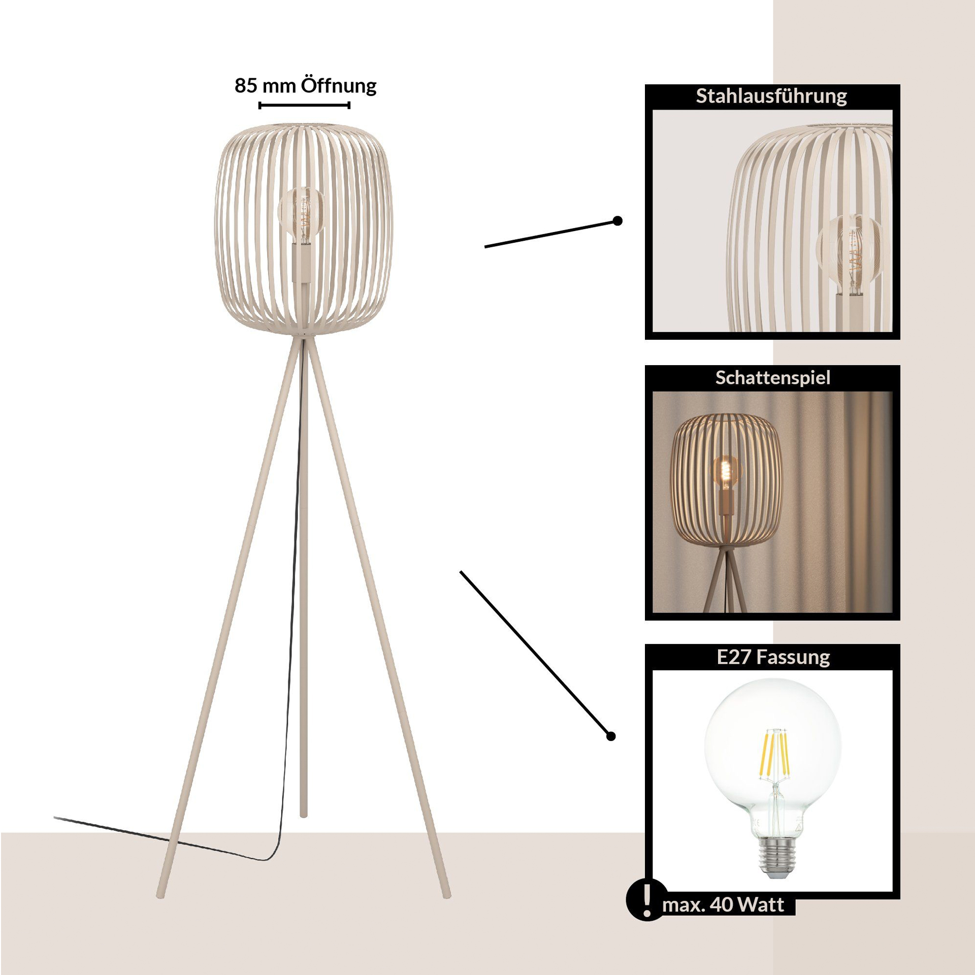 Candeeiro pé EGLO 900523 ROMAZZINA