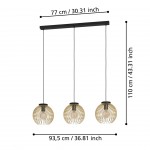 Candeeiro Suspenso EGLO 900167 VENEZUELA Candeeiro Suspenso EGLO 900167 VENEZUELA