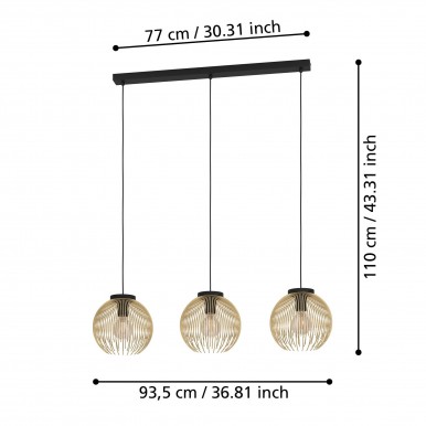 Candeeiro Suspenso EGLO 900167 VENEZUELA