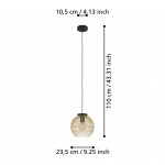 Candeeiro Suspenso EGLO 900166 VENEZUELA Candeeiro Suspenso EGLO 900166 VENEZUELA