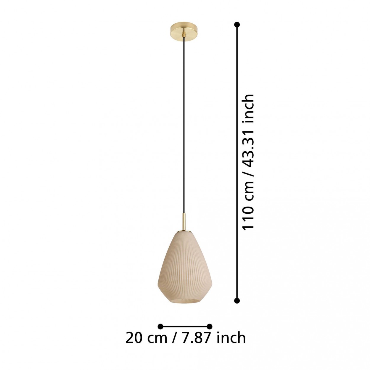 Candeeiro Suspenso EGLO 900812 CAPRAROLA