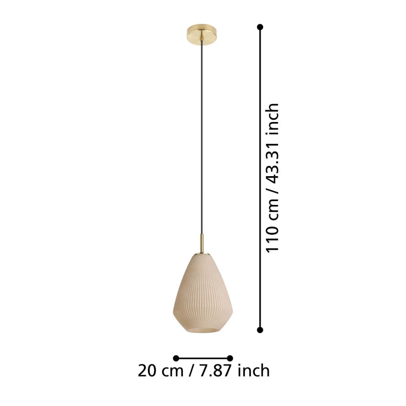 Candeeiro Suspenso EGLO 900812 CAPRAROLA