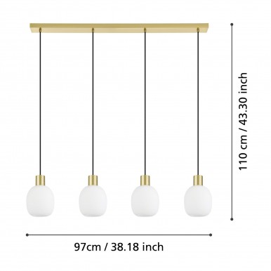 Candeeiro Suspenso EGLO 900306 MANZANARES
