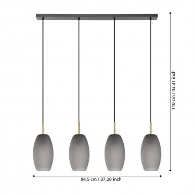 Candeeiro suspenso EGLO 900508 BATISTA