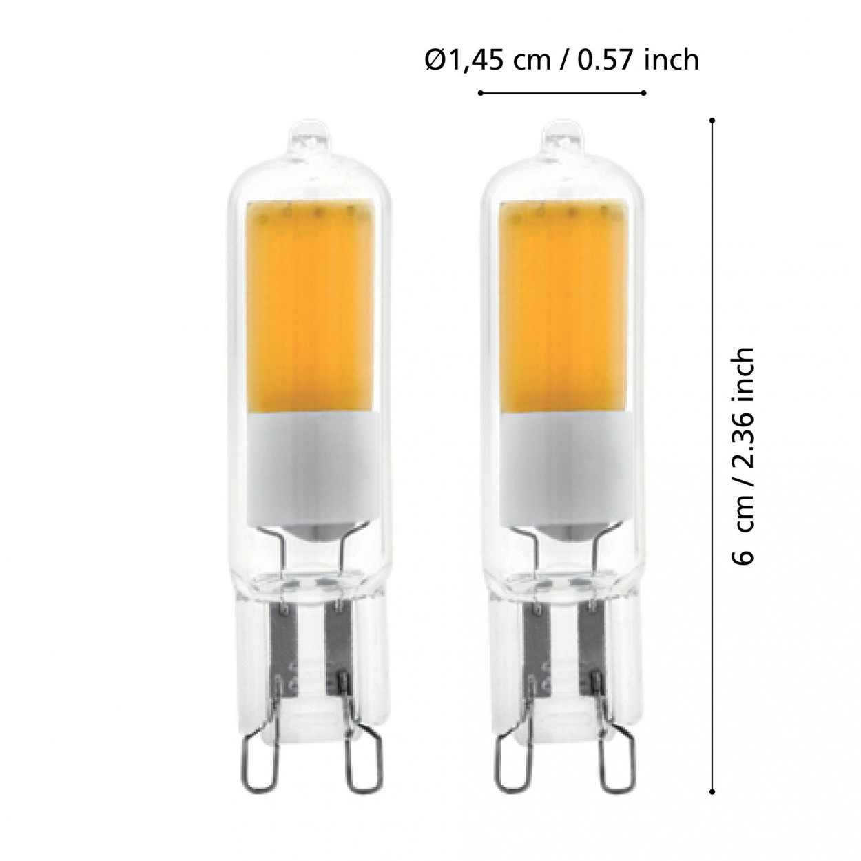 Conjunto 2 Lâmpadas EGLO 110153