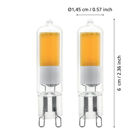 Conjunto 2 L�mpadas EGLO 110153 - Image product