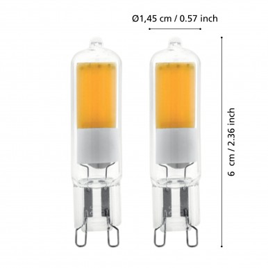 Conjunto 2 Lmpadas EGLO 110153