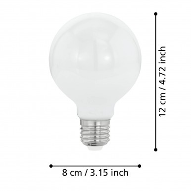 Lmpada E27 LED G80 EGLO 110038