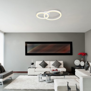 Candeeiro teto GLOBO LIGHTING 672380-18W Candeeiro teto GLOBO LIGHTING 672380-18W