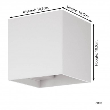 Candeeiro parede EGLO 74025 BARCAROLA-E