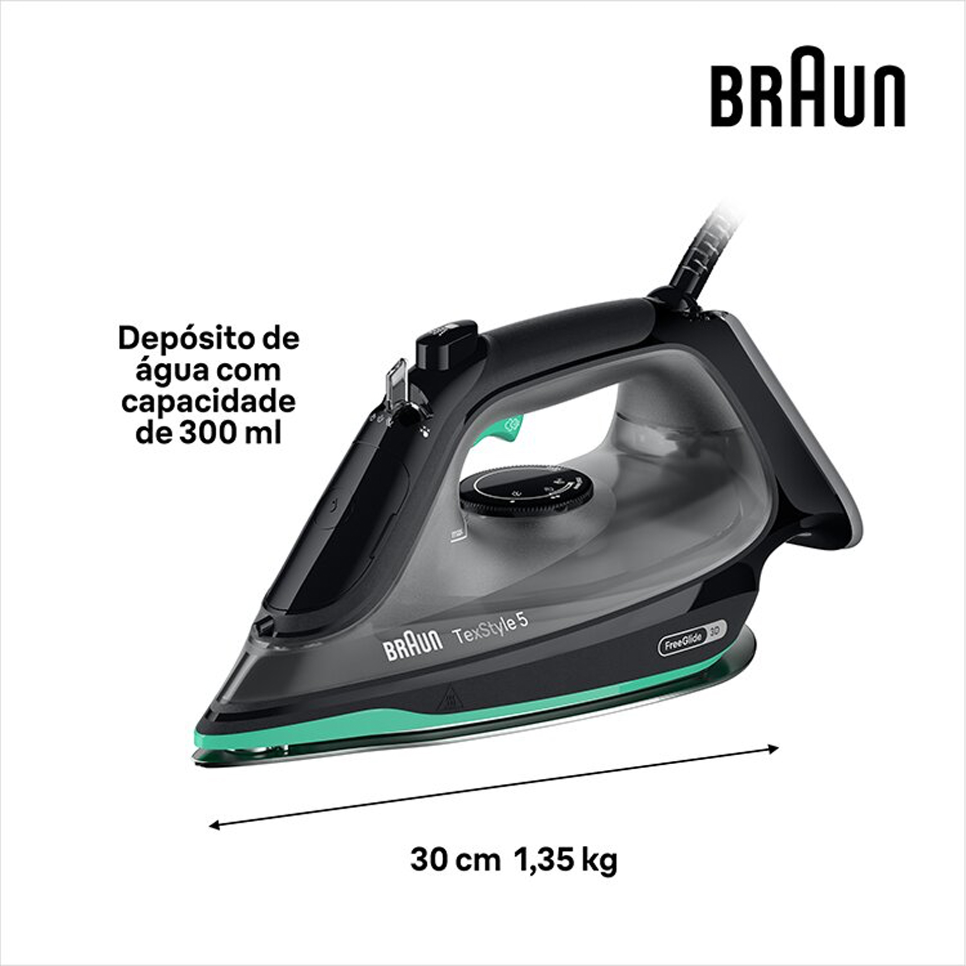 Ferro a Vapor BRAUN SI 5277 GR