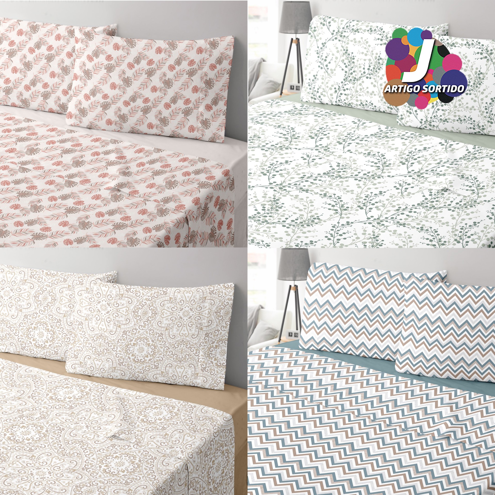 Jogo Cama com capa JOM Tomar