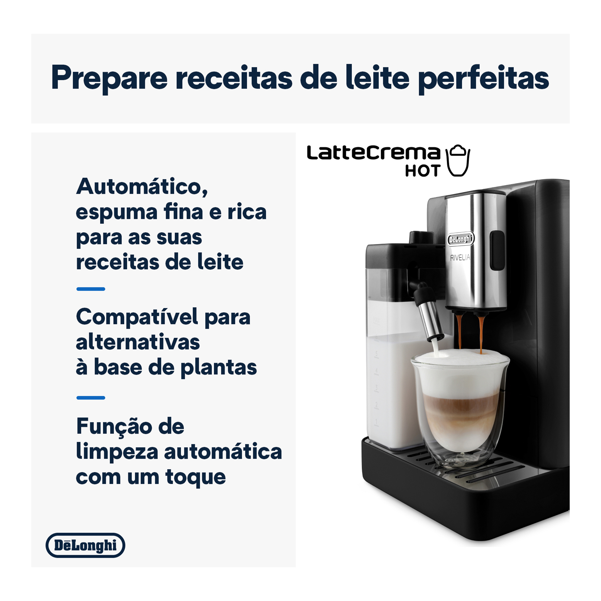 Máquina de Café Rivelia DELONGHI EXAM440.55.B
