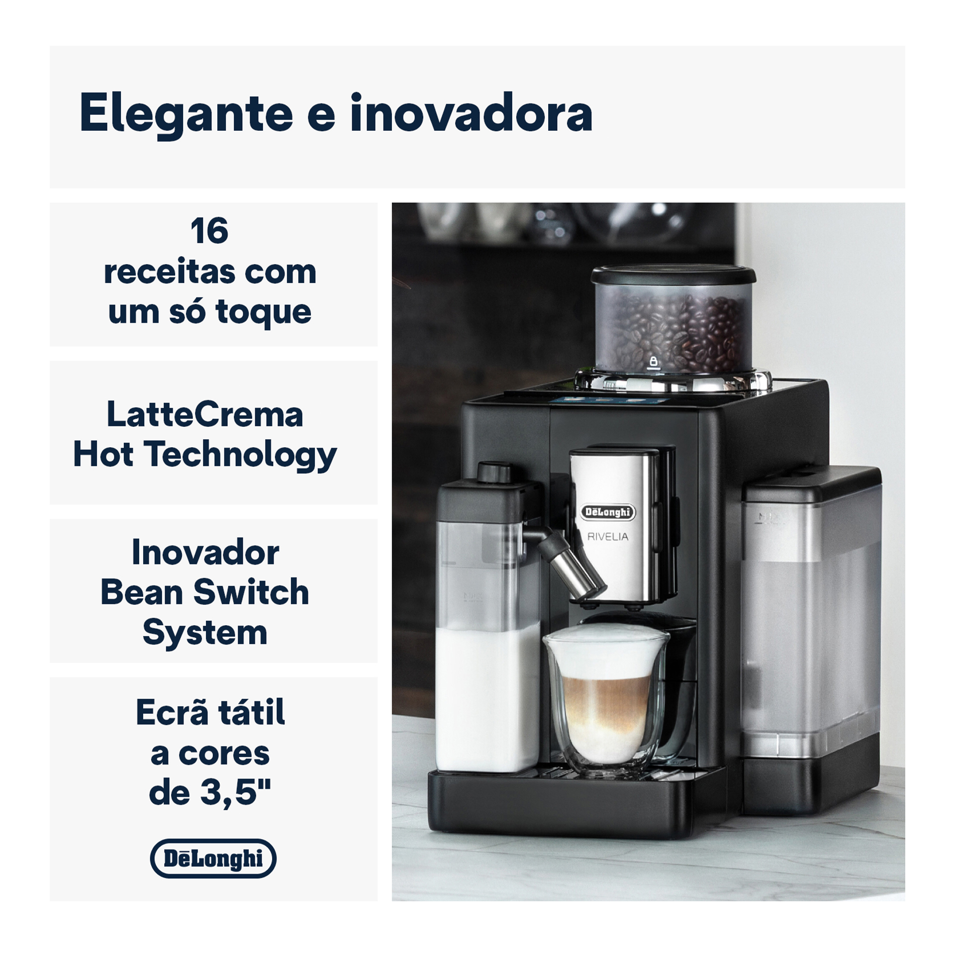 Máquina de Café Rivelia DELONGHI EXAM440.55.B