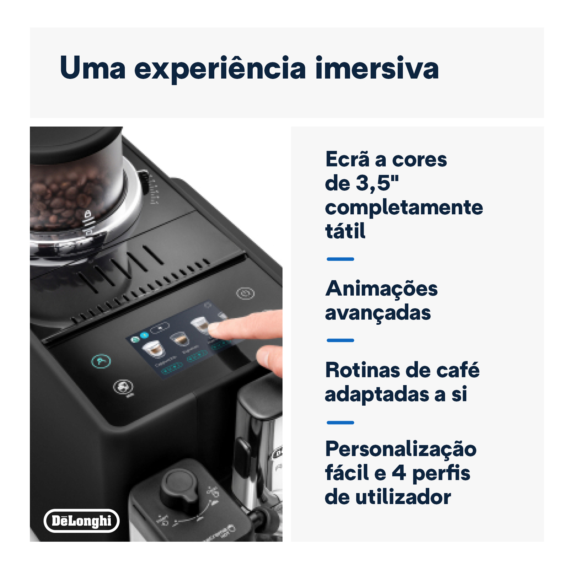 Máquina de Café Rivelia DELONGHI EXAM440.55.B
