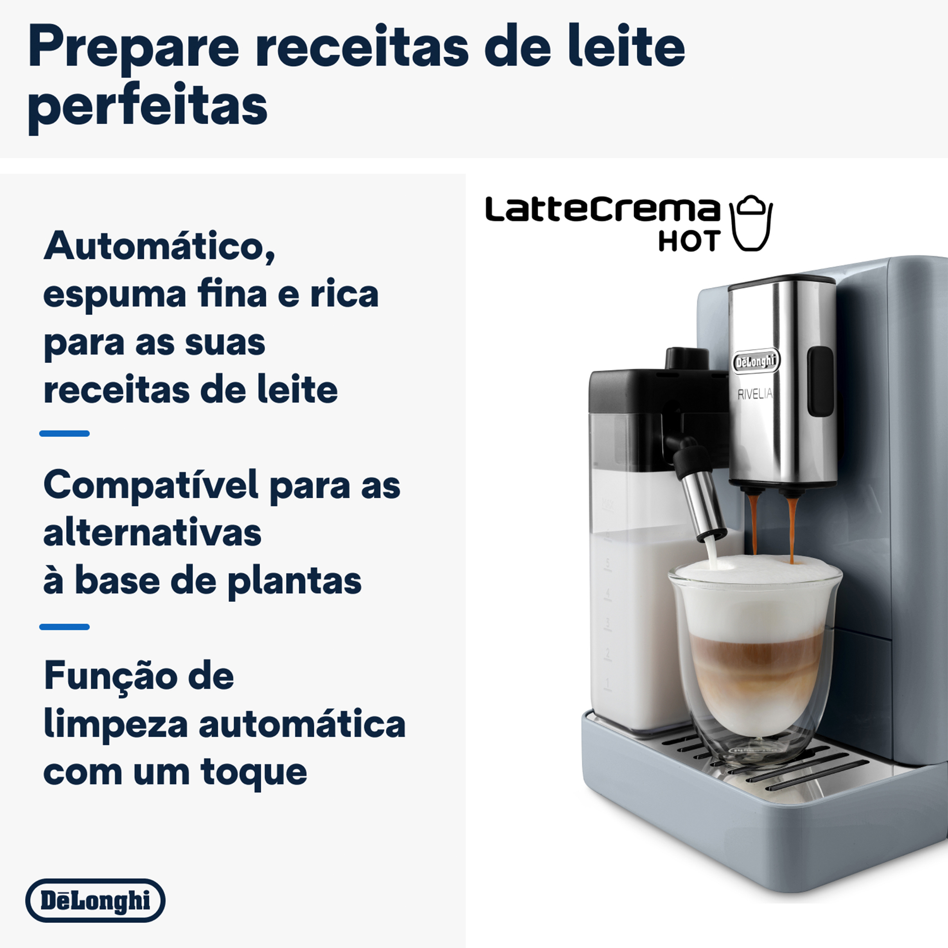 Máquina de Café Rivelia DELONGHI EXAM440.55.G