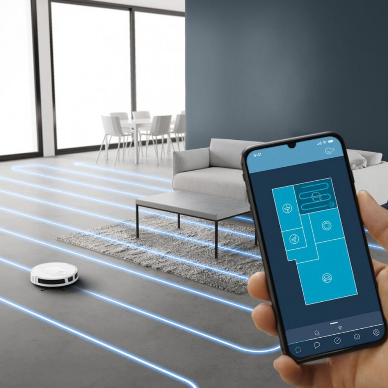 Aspirador Robot Rowenta RR8477WH X-PLORER S70