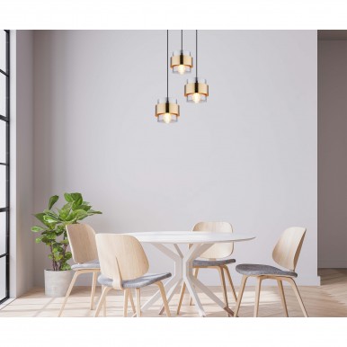 Candeeiro suspenso GLOBO HANDELS MILLEY 15560-3H