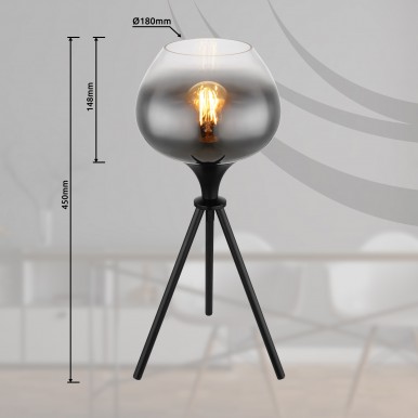 Candeeiro mesa GLOBO HANDELS MAXY 15548T1 Candeeiro mesa GLOBO HANDELS MAXY 15548T1