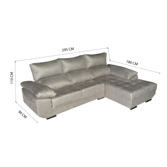 Sofá com Chaise JOM Victoria 295 - Image product