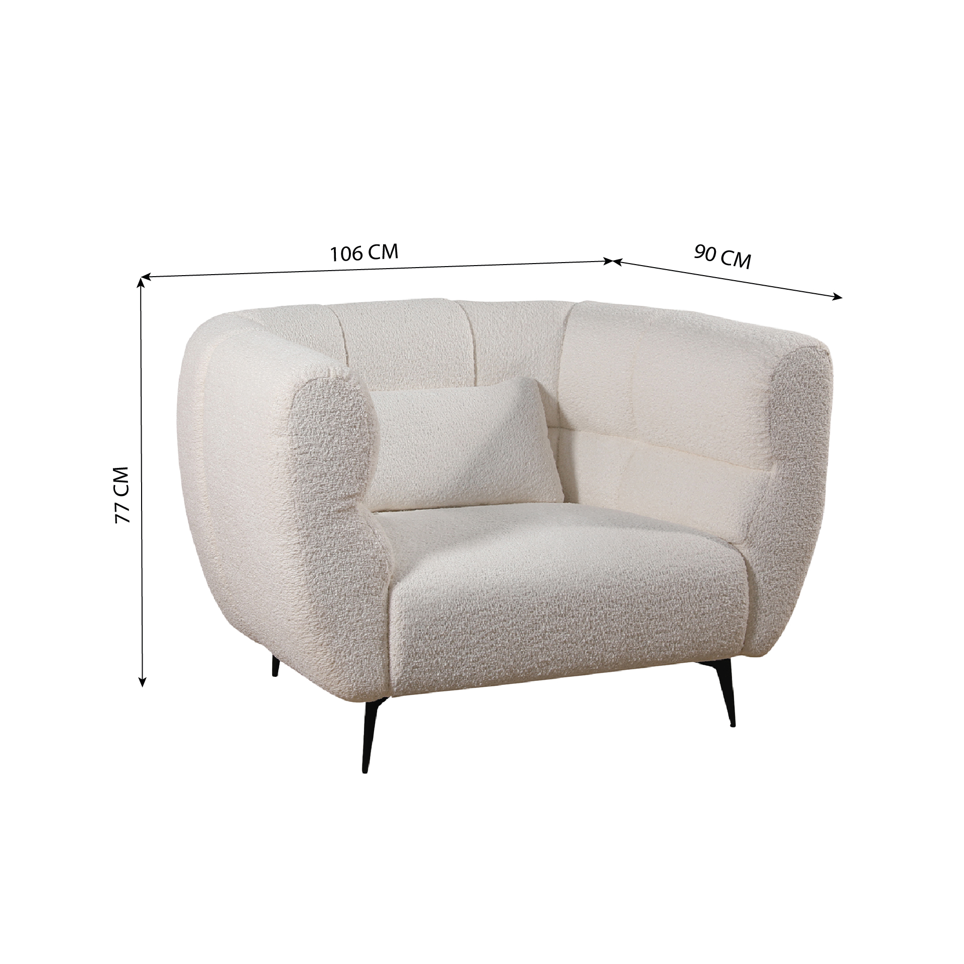 Sofá 1 lugar JOM VIGEVANO