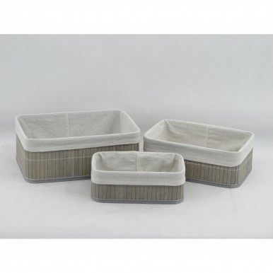 Conj. 3 cestas JOM ROSIE