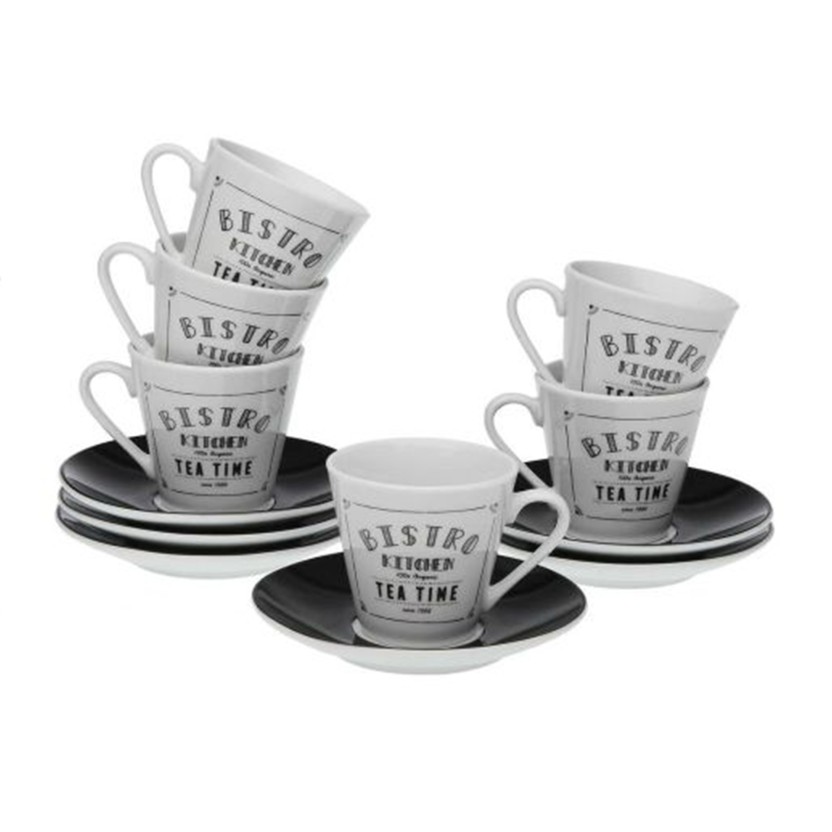 Conjunto 6 chavenas caf� JOM 2009-0517 BISTRO