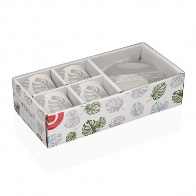 Conjunto 4 chavenas caf JOM 2242-0008 SHELLY