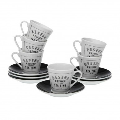 Conjunto 6 chavenas caf JOM 2009-0517 BISTRO