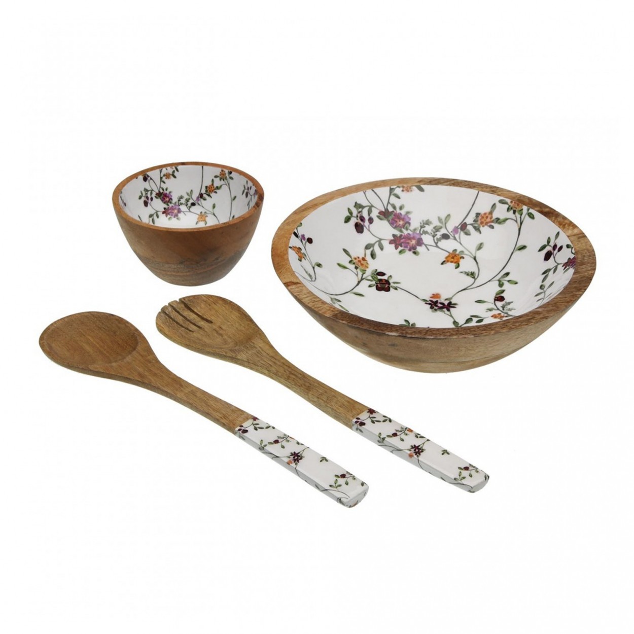 Conjunto 2 colheres JOM 1737-0467 FLORES SILVERST