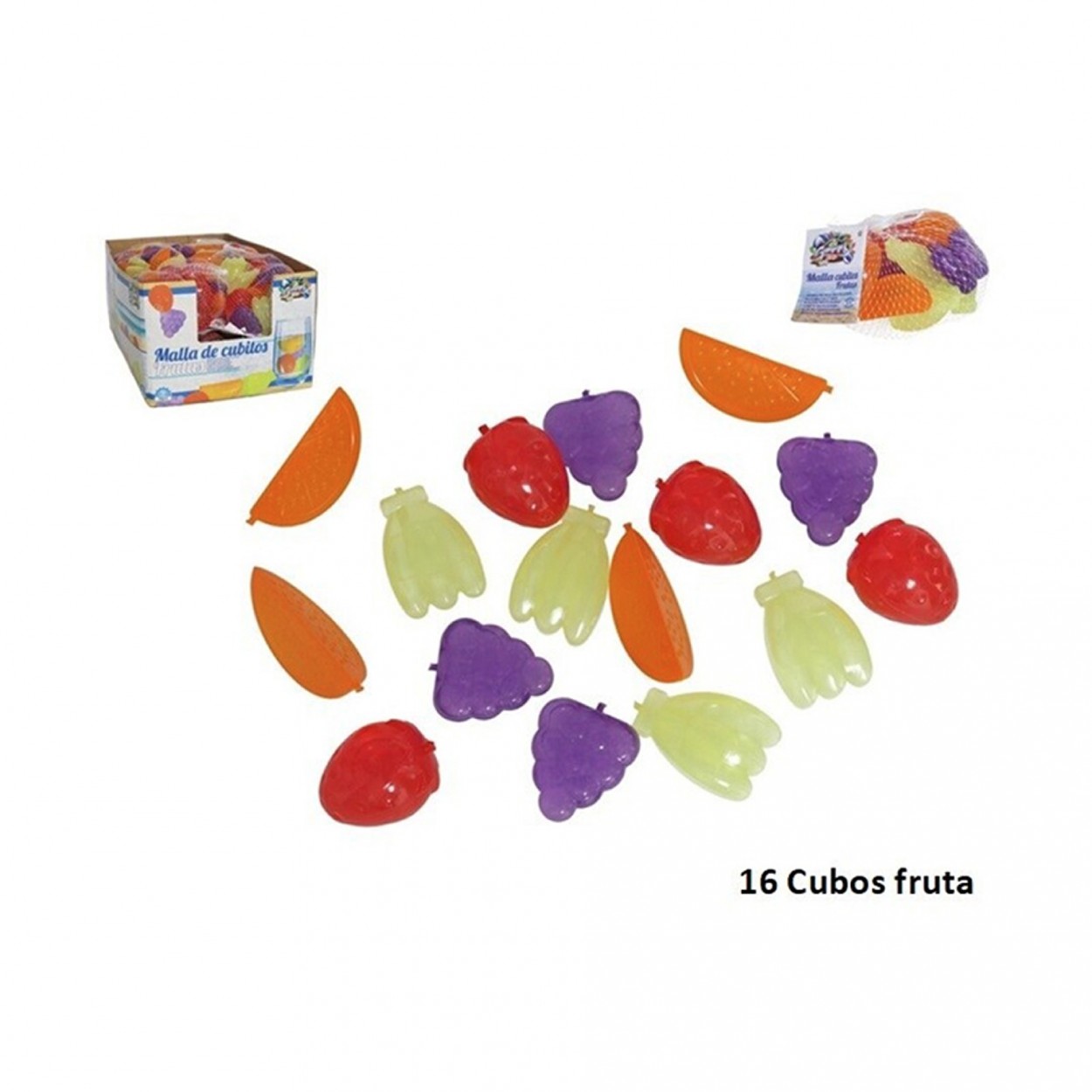 Pack 16 cubos para gelo JOM FRUTA