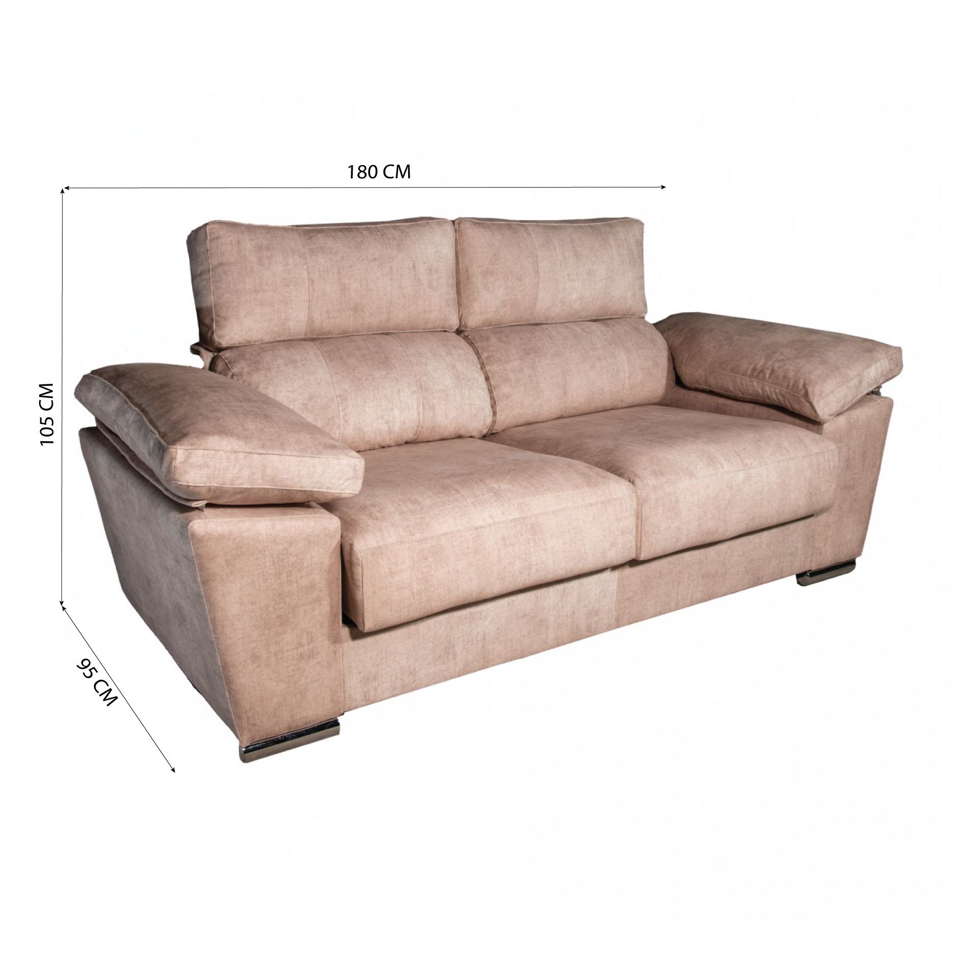 Sofá 2 lugares JOM Duna 180