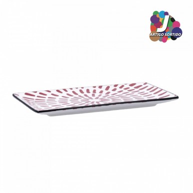 Conjunto 2 Travessa retangula BIDASOA ZIGZAG 5426063