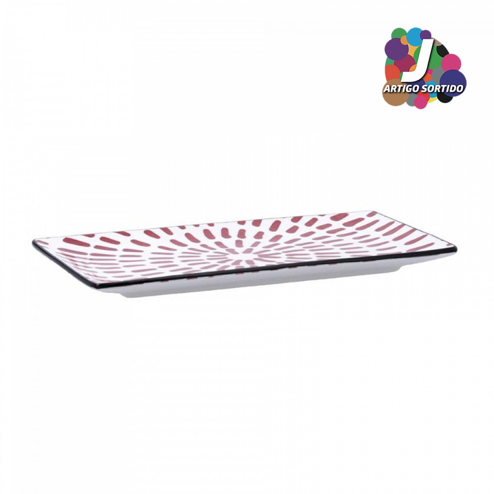 Conjunto 2 Travessa retangula BIDASOA ZIGZAG 5426063