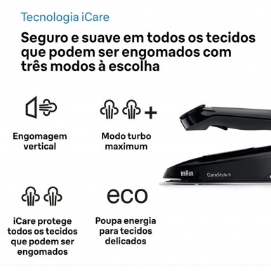 Ferro com Caldeira BRAUN IS 5249 BK Ferro com Caldeira BRAUN IS 5249 BK