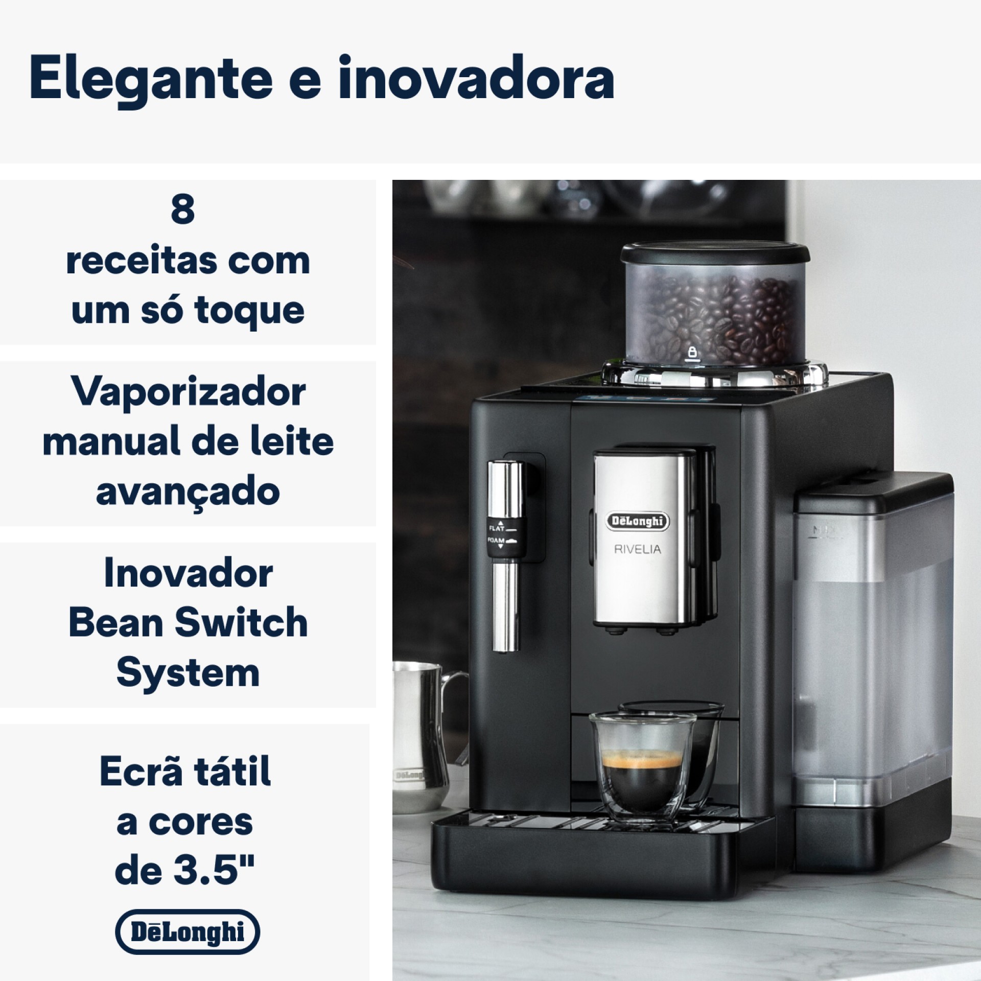Máquina de Café Rivelia DELONGHI EXAM440.35.B