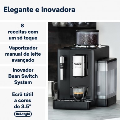 Máquina de Café Rivelia DELONGHI EXAM440.35.B Máquina de Café Rivelia DELONGHI EXAM440.35.B
