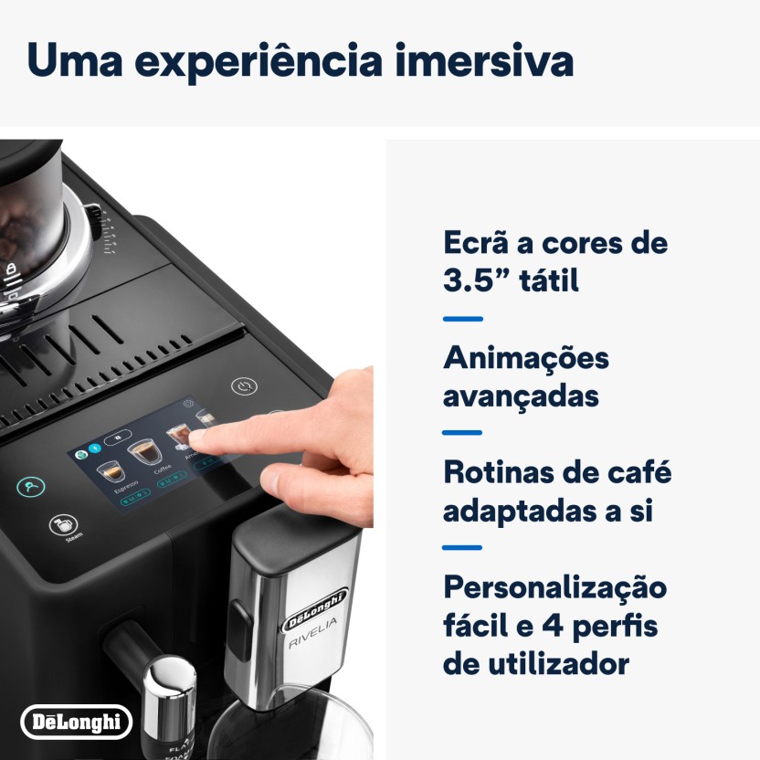 M�quina de Caf� Rivelia DELONGHI EXAM440.35.B