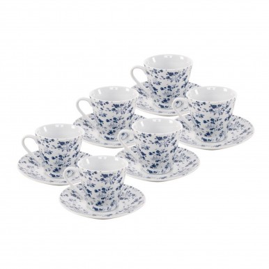 Conjunto 6 chvenas caf JOM 2776992 FLORES